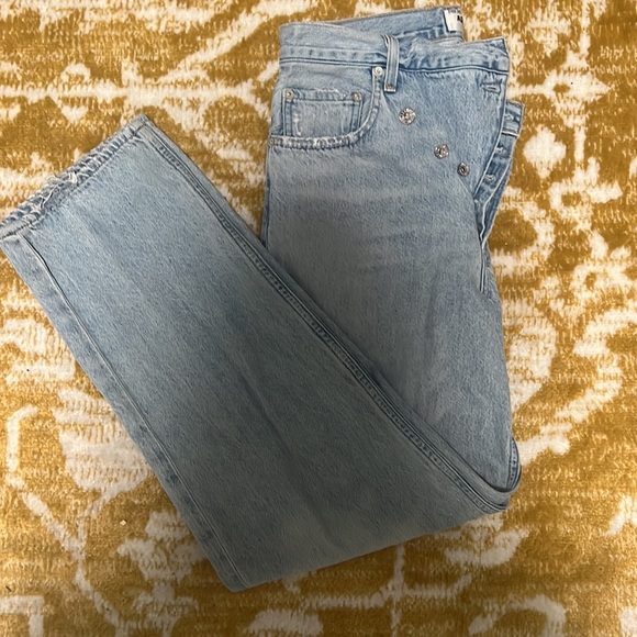 Agolde criss cross upzipped jeans, size 26 - Picture 9 of 14
